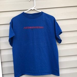 Nike boy’s blue short sleeve soccer tee shirt  $5/25